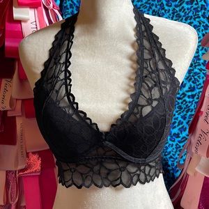 Pink VS Black Bralette NWOT